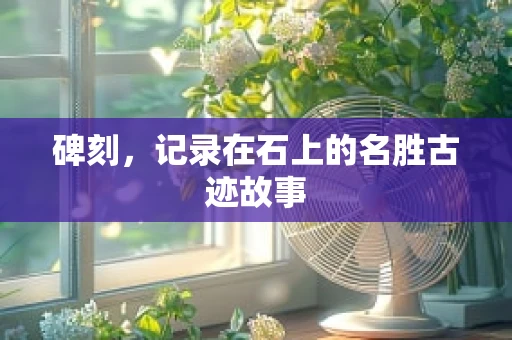 碑刻，记录在石上的名胜古迹故事