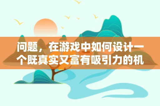 问题，在游戏中如何设计一个既真实又富有吸引力的机场场景？