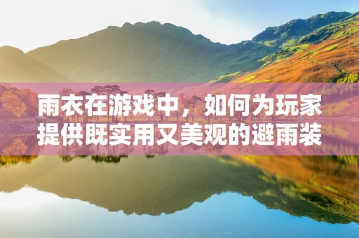 雨衣在游戏中，如何为玩家提供既实用又美观的避雨装备？