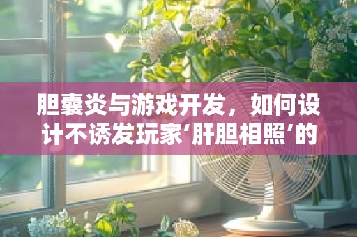 胆囊炎与游戏开发，如何设计不诱发玩家‘肝胆相照’的挑战？