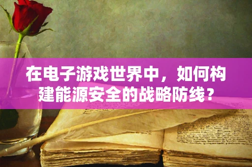 在电子游戏世界中，如何构建能源安全的战略防线？