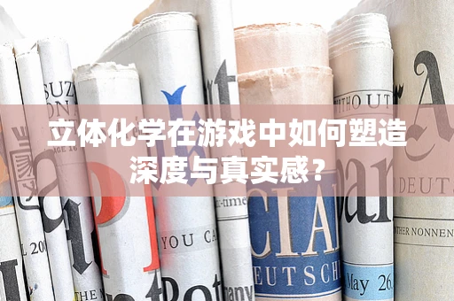 立体化学在游戏中如何塑造深度与真实感？