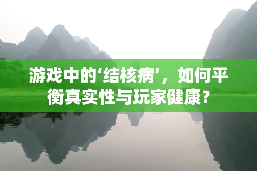 游戏中的‘结核病’，如何平衡真实性与玩家健康？