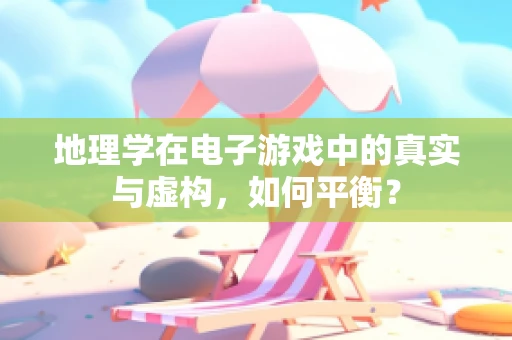 地理学在电子游戏中的真实与虚构，如何平衡？