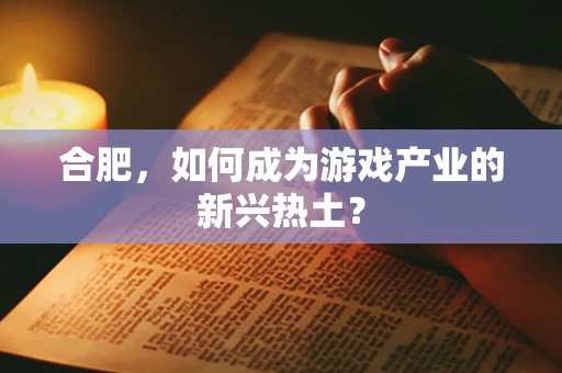 合肥，如何成为游戏产业的新兴热土？