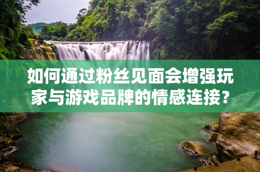 如何通过粉丝见面会增强玩家与游戏品牌的情感连接？