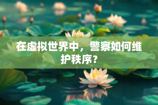 在虚拟世界中，警察如何维护秩序？