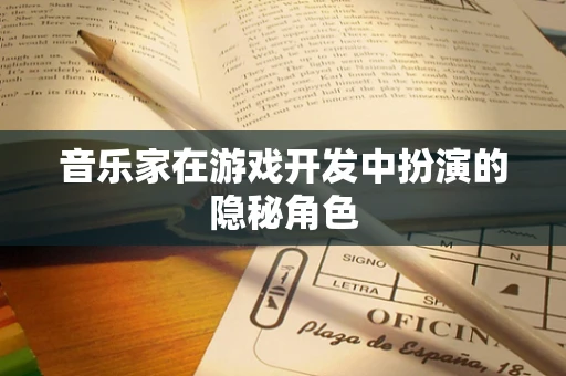 音乐家在游戏开发中扮演的隐秘角色