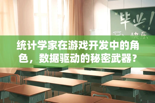 统计学家在游戏开发中的角色，数据驱动的秘密武器？