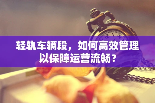 轻轨车辆段，如何高效管理以保障运营流畅？