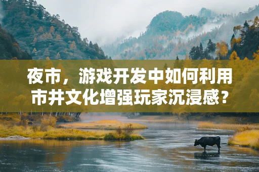 夜市，游戏开发中如何利用市井文化增强玩家沉浸感？