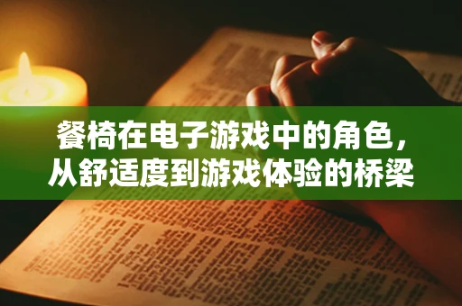餐椅在电子游戏中的角色，从舒适度到游戏体验的桥梁