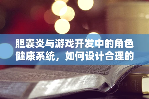 胆囊炎与游戏开发中的角色健康系统，如何设计合理的‘胆囊’机制？