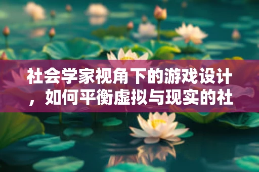 社会学家视角下的游戏设计，如何平衡虚拟与现实的社会互动？