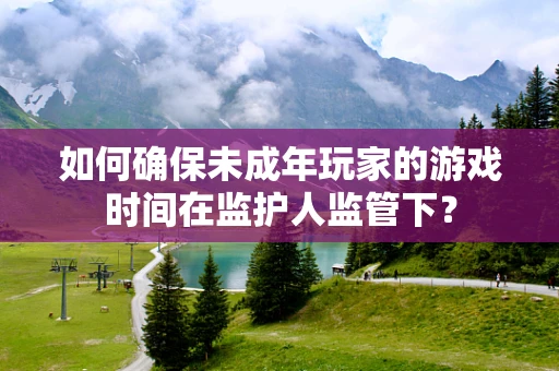 如何确保未成年玩家的游戏时间在监护人监管下？