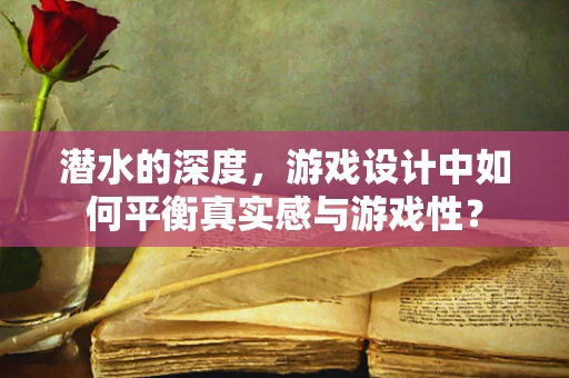 潜水的深度，游戏设计中如何平衡真实感与游戏性？