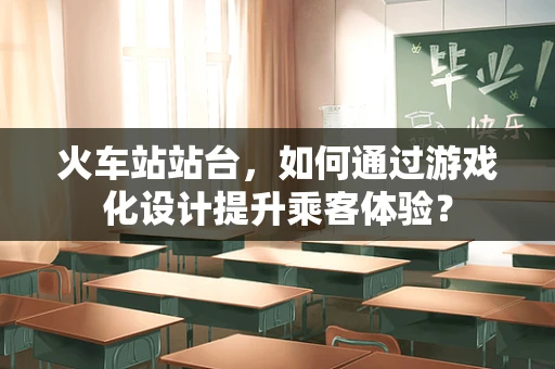 火车站站台，如何通过游戏化设计提升乘客体验？