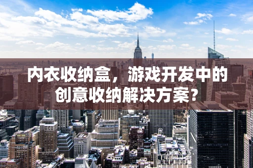 内衣收纳盒，游戏开发中的创意收纳解决方案？