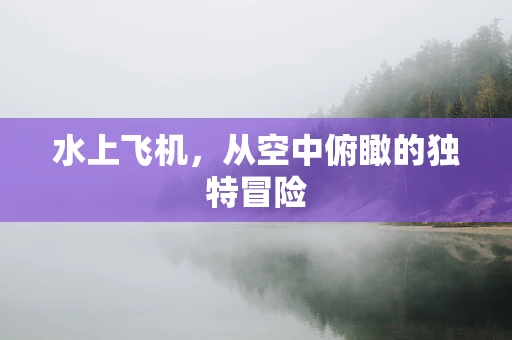 水上飞机，从空中俯瞰的独特冒险