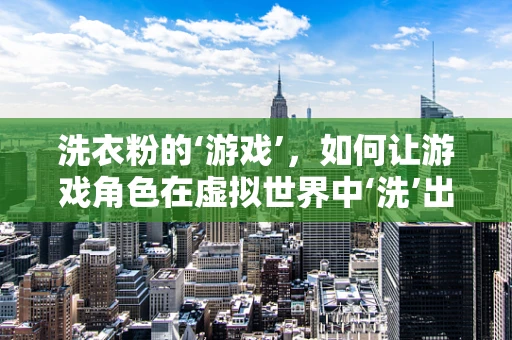 洗衣粉的‘游戏’，如何让游戏角色在虚拟世界中‘洗’出独特技能？