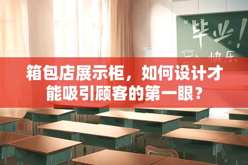 箱包店展示柜，如何设计才能吸引顾客的第一眼？