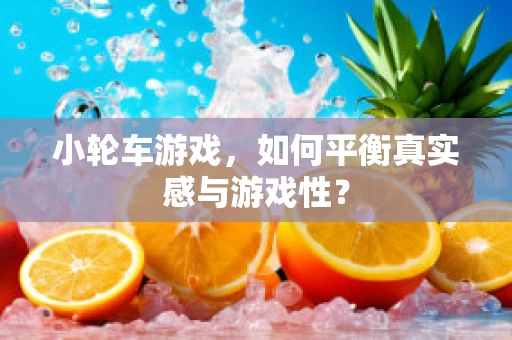 小轮车游戏，如何平衡真实感与游戏性？