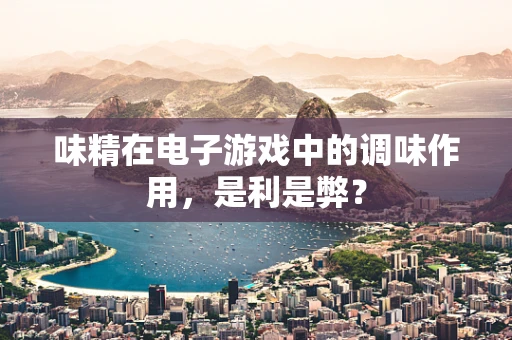 味精在电子游戏中的调味作用，是利是弊？