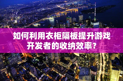 如何利用衣柜隔板提升游戏开发者的收纳效率？