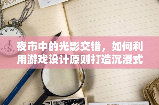 夜市中的光影交错，如何利用游戏设计原则打造沉浸式体验？