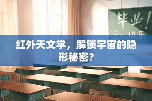 红外天文学，解锁宇宙的隐形秘密？