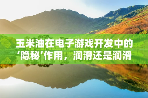 玉米油在电子游戏开发中的‘隐秘’作用，润滑还是润滑剂？