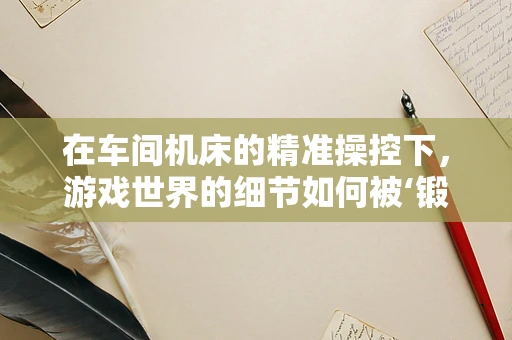 在车间机床的精准操控下，游戏世界的细节如何被‘锻造’？