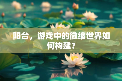 阳台，游戏中的微缩世界如何构建？
