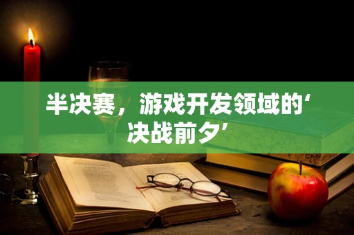 半决赛，游戏开发领域的‘决战前夕’
