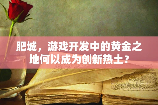 肥城，游戏开发中的黄金之地何以成为创新热土？