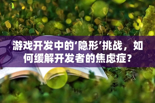 游戏开发中的‘隐形’挑战，如何缓解开发者的焦虑症？