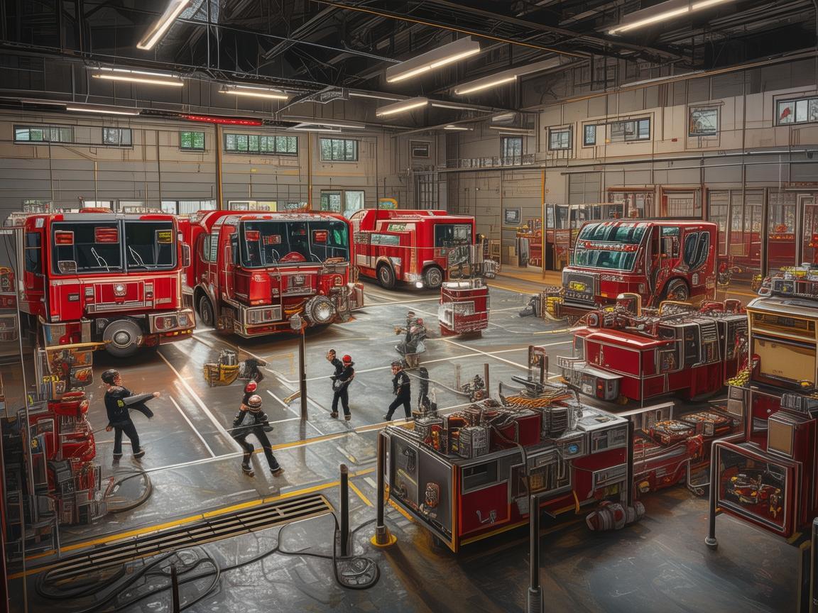 消防局车库，如何高效管理并应对紧急情况？