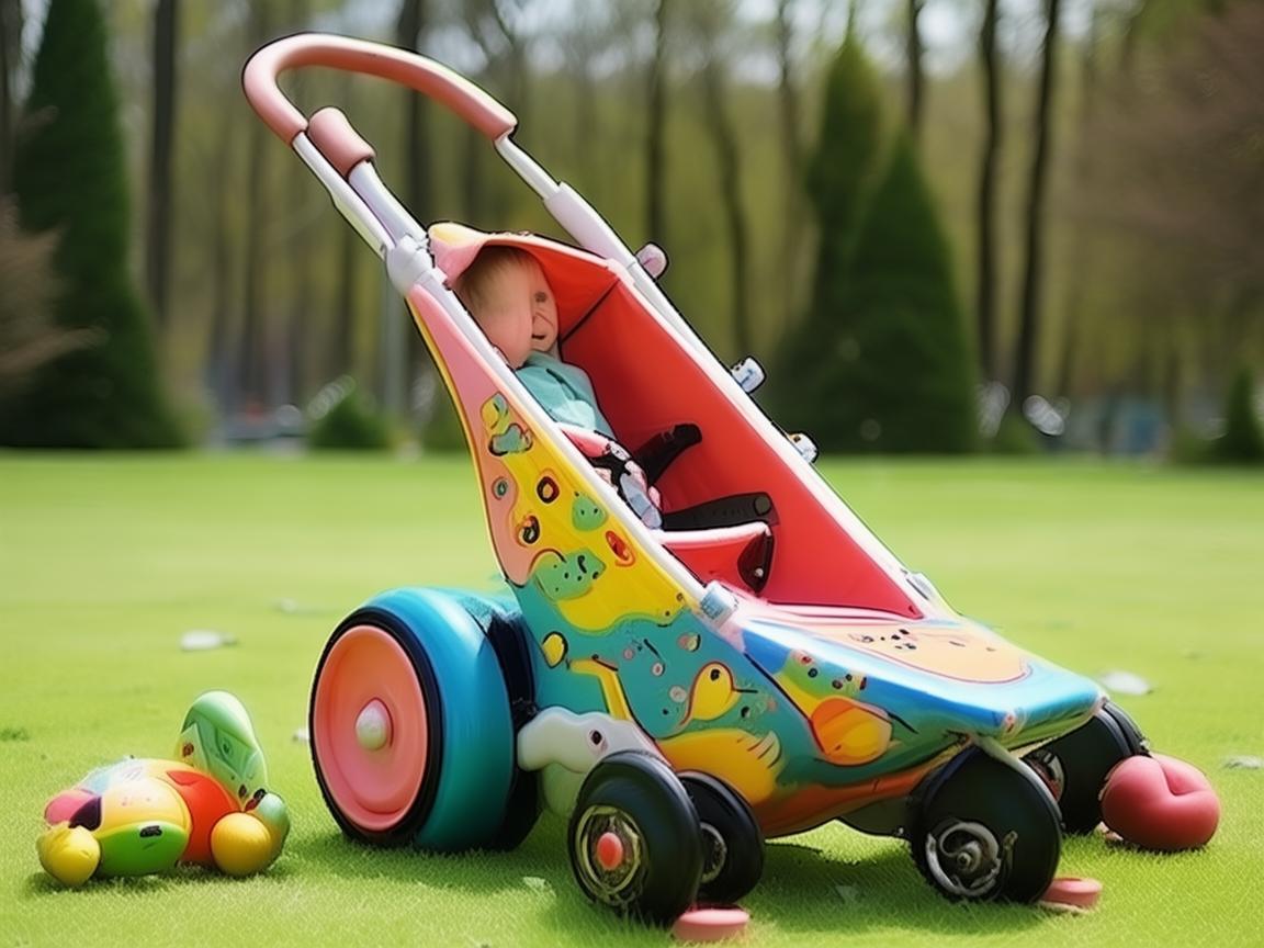 婴儿车在游戏中，如何设计既安全又有趣的移动工具？