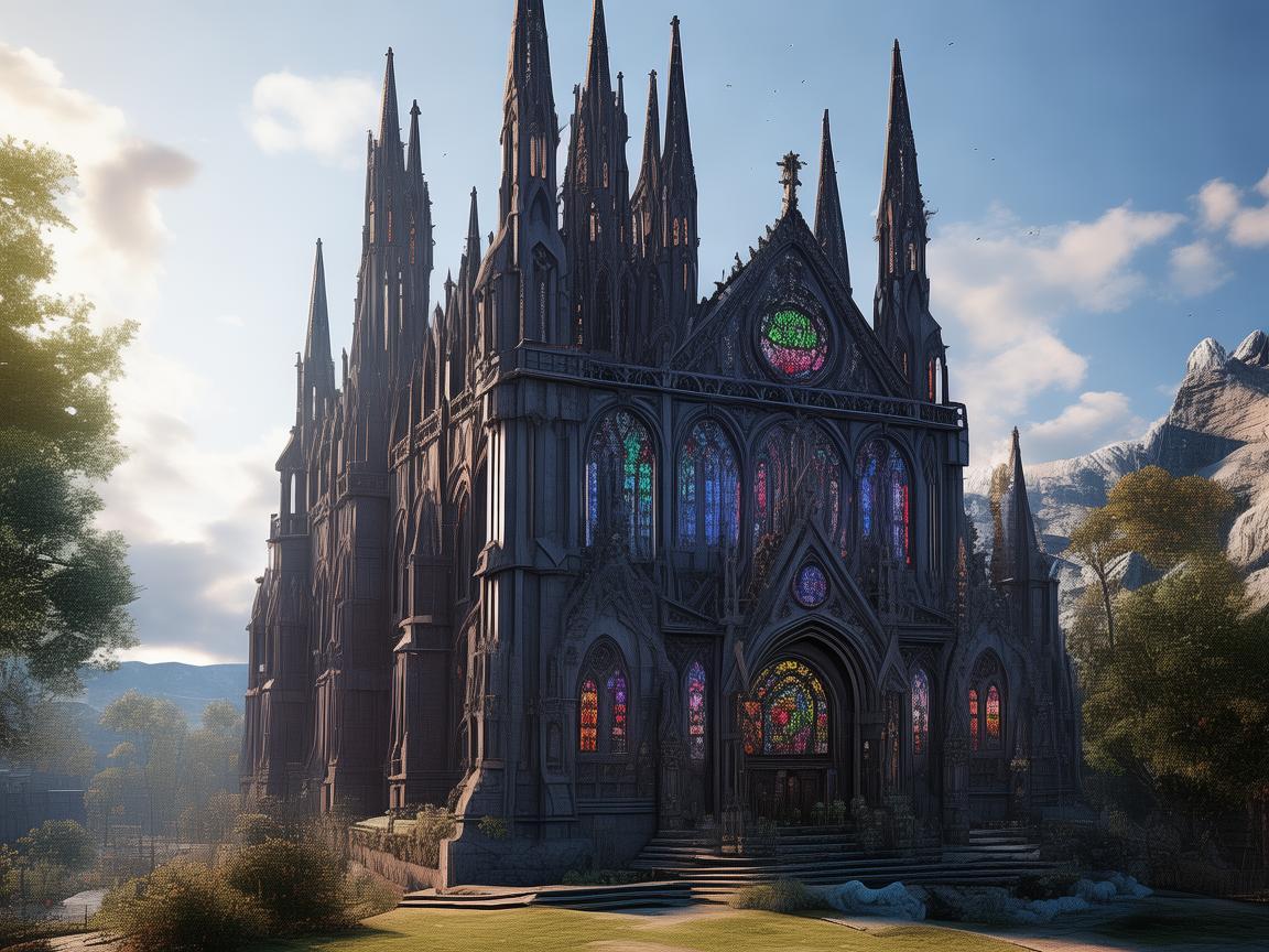 在游戏中，教堂的建筑风格如何影响玩家的情感体验？